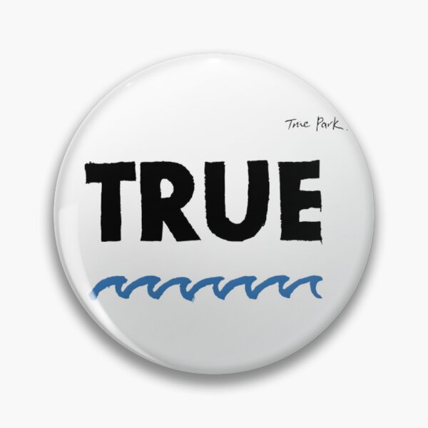 Item preview, TRUE Wave – Handwritten Logo with Blue Ocean Line designed and sold by HITAHOUSE.