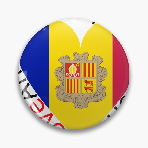 Item preview, I Love Andorra  Heart designed and sold by TheIconSmith.