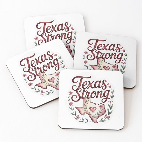 Item preview, Texas Strong Watercolor Map State Pride designed and sold by JMDesignHub.