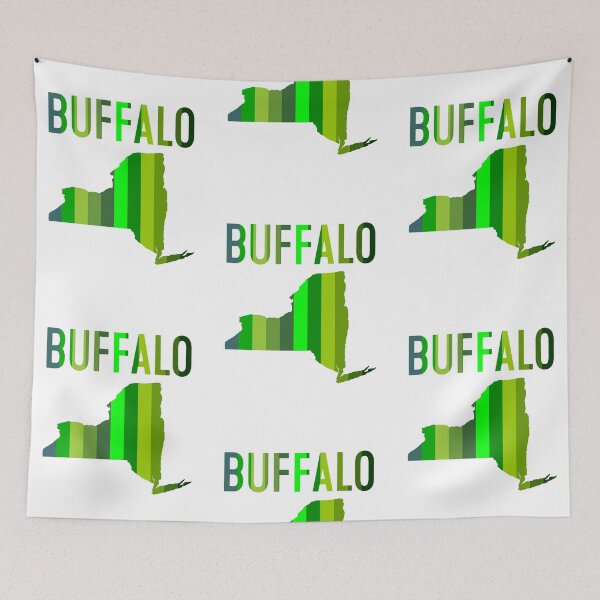 Item preview, Buffalo Green Stripes designed and sold by Normbot2000.