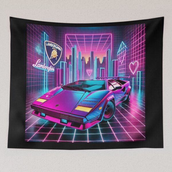 Item preview, retro concept car designed and sold by TEEJAMBOREE.