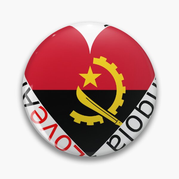 Item preview, I Love Angola  Heart designed and sold by TheIconSmith.