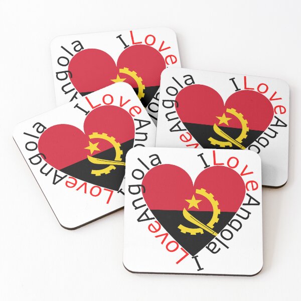 Item preview, I Love Angola  Heart designed and sold by TheIconSmith.