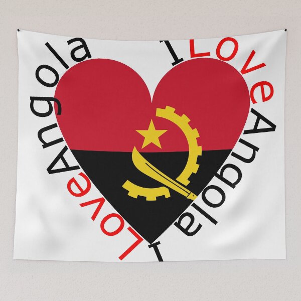 Item preview, I Love Angola  Heart designed and sold by TheIconSmith.
