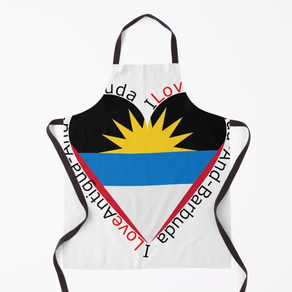 Item preview, I Love Antigua And Barbuda Heart designed and sold by TheIconSmith.