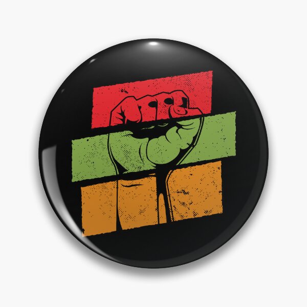Item preview, Black Lives Matter Raised Fist – Pan African Colors designed and sold by New-Blood.
