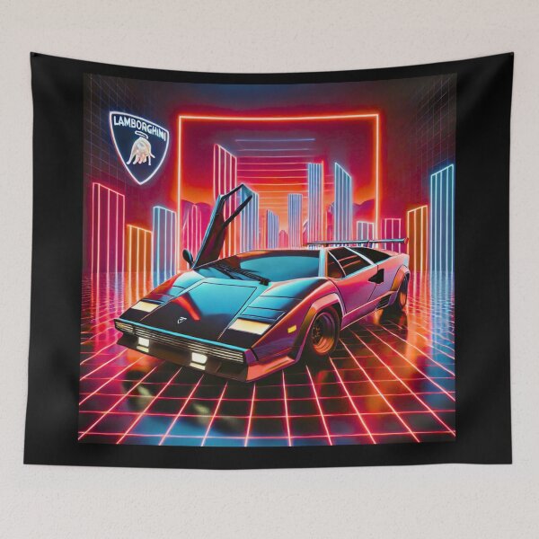 Item preview, retro concept car designed and sold by TEEJAMBOREE.