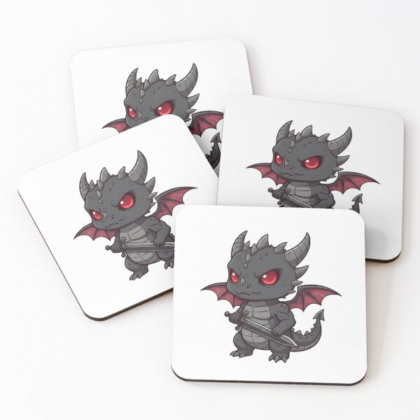 Item preview, Gothic Chibi Dragon Warrior designed and sold by KrovusLab.