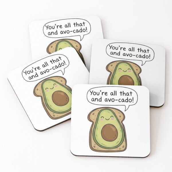 Item preview, You're all that and avocado funny tiktok joke meme humor food valentines day couple relationship romantic designed and sold by SamiraArts.