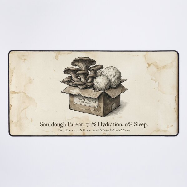 Item preview, Indoor Mushroom Cultivator Art | Sourdough Parent Urban Fungi designed and sold by Dariusz.K.