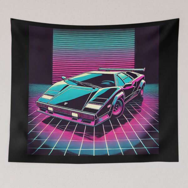 Item preview, retro concept car designed and sold by TEEJAMBOREE.