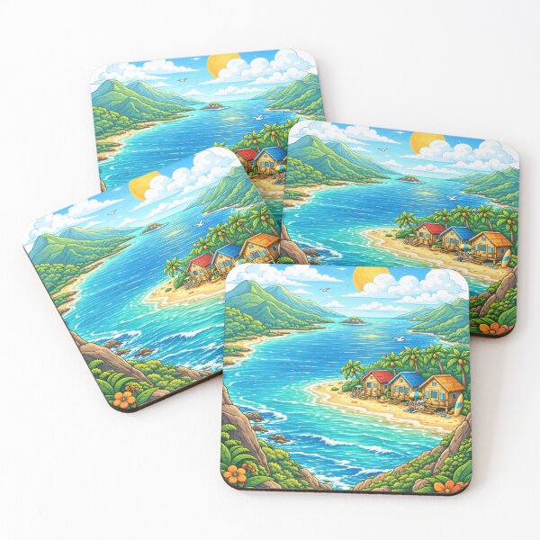 Item preview, Holiday Time On Beach designed and sold by elnexshop.