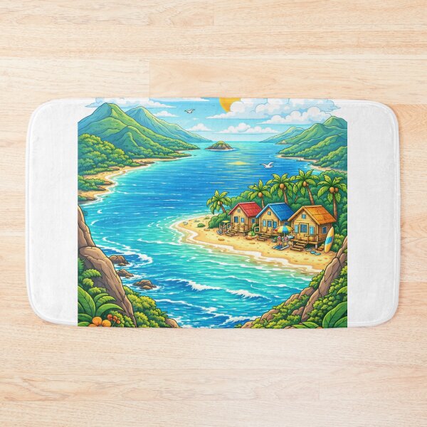 Item preview, Holiday Time On Beach designed and sold by elnexshop.