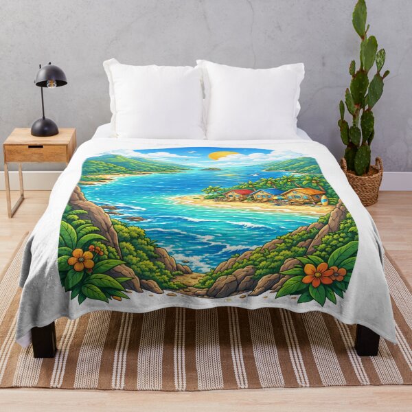 Item preview, Holiday Time On Beach designed and sold by elnexshop.