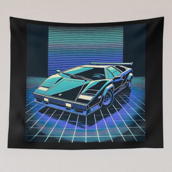 Item preview, retro concept car designed and sold by TEEJAMBOREE.