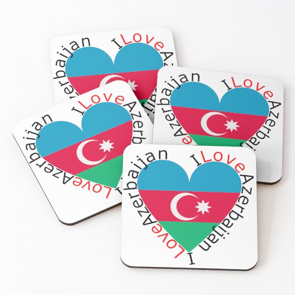 Item preview, I Love Azerbaijan  Heart designed and sold by TheIconSmith.