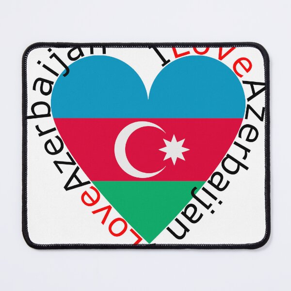 Item preview, I Love Azerbaijan Heart designed and sold by TheIconSmith.