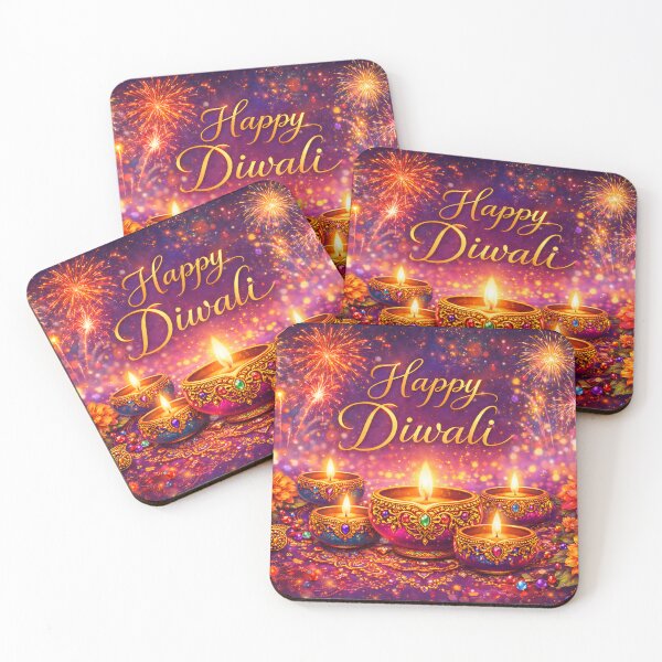 Item preview, Happy Diwali Jewel Toned Festival Of Lights Card designed and sold by ArcanePrintsxo.