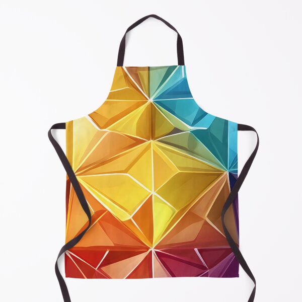 Item preview, Heart №10 Rainbow Faceted Geometric Crystal Heart designed and sold by SyberGen.