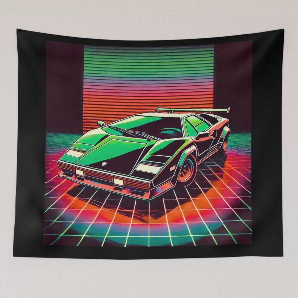 Item preview, retro concept car designed and sold by TEEJAMBOREE.