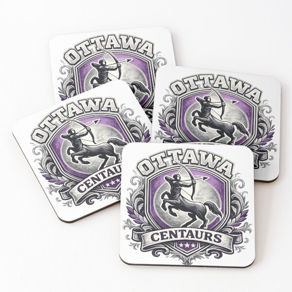 Item preview, Ottawa Centaurs Vintage Crest Logo | Mythical Archer Hockey Design designed and sold by NAVOZKA.