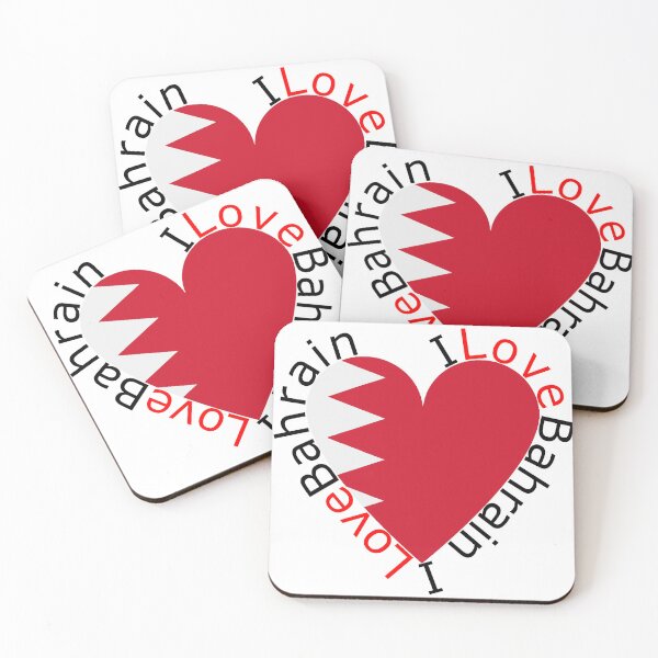 Item preview, I Love Bahrain  Heart designed and sold by TheIconSmith.