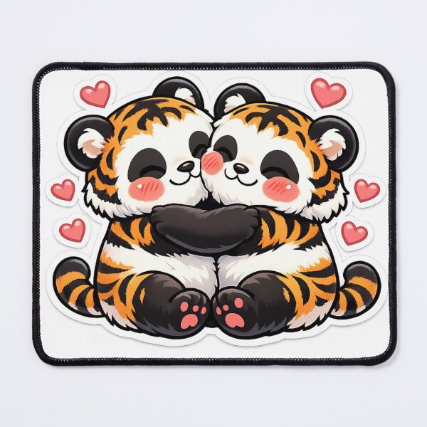 Item preview, Tigers in love designed and sold by Lizandro Serrano Pacheco.