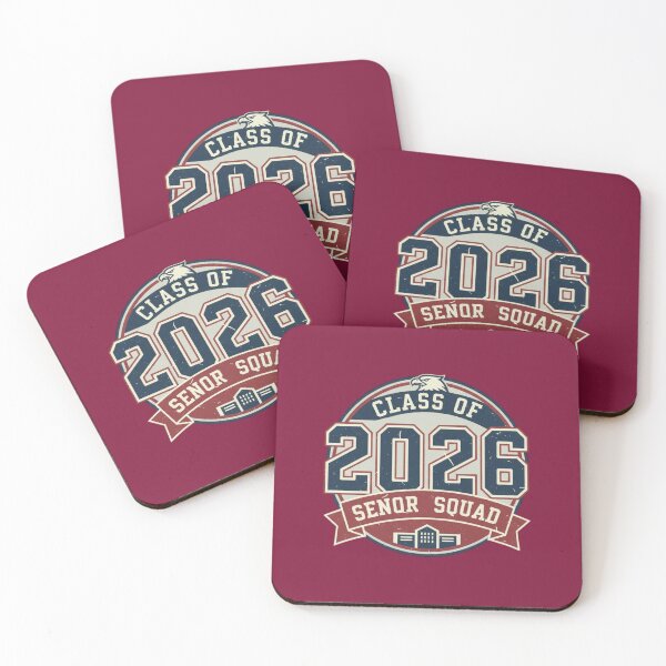 Item preview, Class of 2026 Senior Squad | Distressed Varsity Graduation Emblem designed and sold by Dariusz.K.