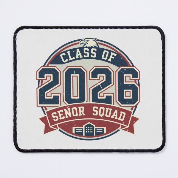 Item preview, Class of 2026 Senior Squad | Distressed Varsity Graduation Emblem designed and sold by Dariusz.K.
