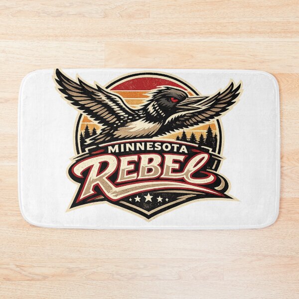 Item preview, Minnesota Rebel Loon Retro Mascot Logo Design designed and sold by JordanInk Studio.