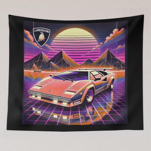 Item preview, retro concept car designed and sold by TEEJAMBOREE.