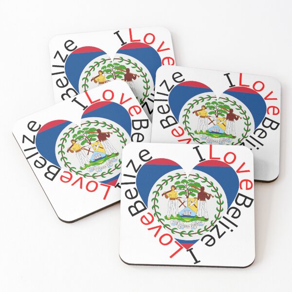 Item preview, I Love Belize  Heart designed and sold by TheIconSmith.