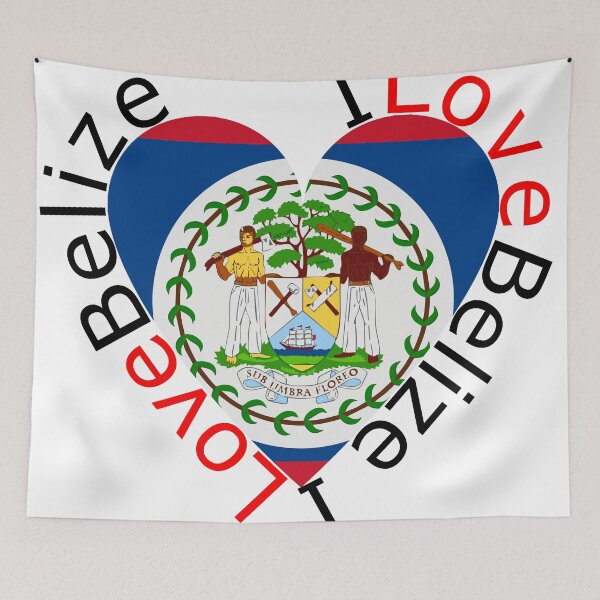 Item preview, I Love Belize  Heart designed and sold by TheIconSmith.
