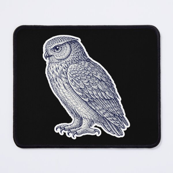 Item preview, Dark Academia Engravings – Scholarly Owl Plate – Gift for Book Lovers • Vintage Engraving designed and sold by JacobKAurumhead.