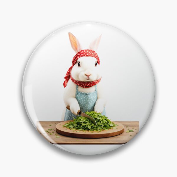 Item preview, The Realistic Herb-Chopping Bunny designed and sold by Fatomfatom.