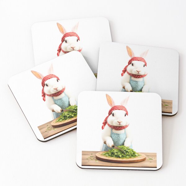 Item preview, The Realistic Herb-Chopping Bunny designed and sold by Fatomfatom.