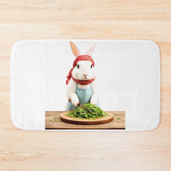 Item preview, The Realistic Herb-Chopping Bunny designed and sold by Fatomfatom.