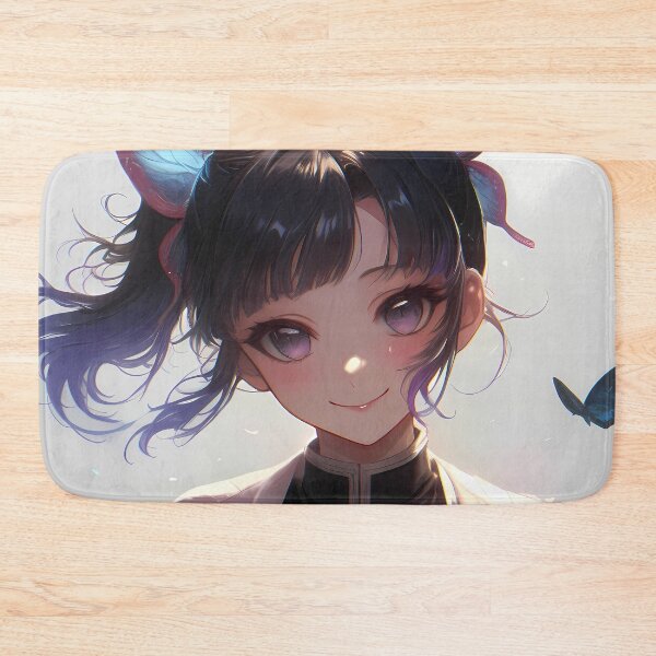 Item preview, Kanao Tsuyuri Demon Slayer Butterfly Pastel Portrait designed and sold by mildaclairmo.