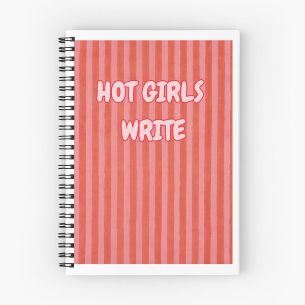 Artikelvorschau, hot girls write notebook entworfen und verkauft von smallsunflow3r.