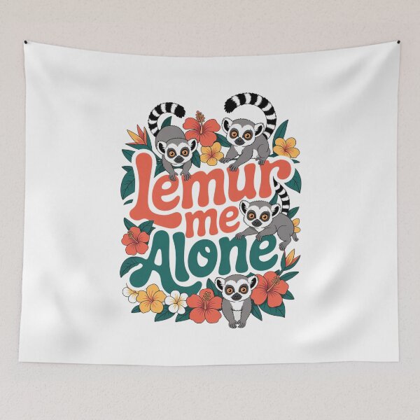 Item preview, Lemur Me Alone designed and sold by J-CCreations.