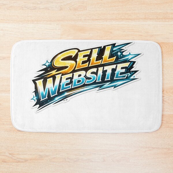 Item preview, Sell Website Bold Typography Sticker Design designed and sold by JordanInk Studio.