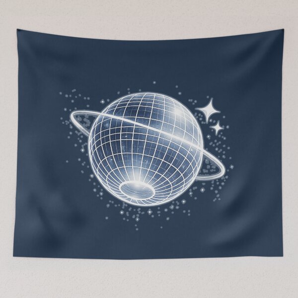 Item preview, Futuristic Disco Planet in Space designed and sold by V-ForAll.
