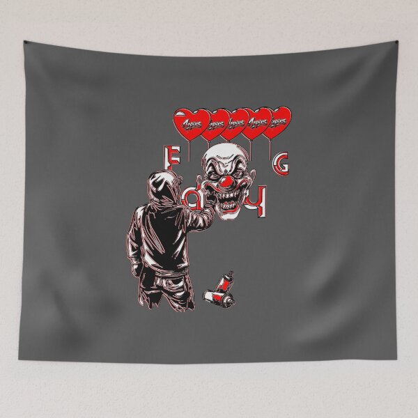 Item preview, Graffiti Clown Urban Horror designed and sold by 4rpixs.