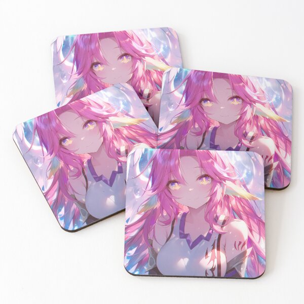 Item preview, Jibril No Game No Life Celestial Wings Halo Pink Hair Anime Girl designed and sold by mildaclairmo.