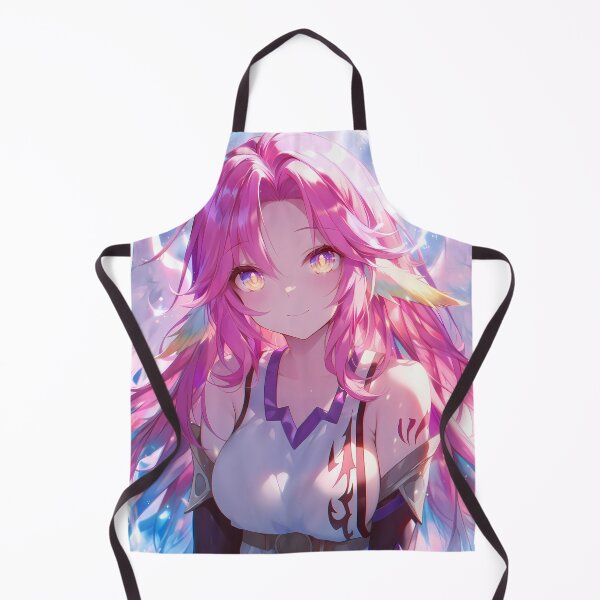 Item preview, Jibril No Game No Life Celestial Wings Halo Pink Hair Anime Girl designed and sold by mildaclairmo.