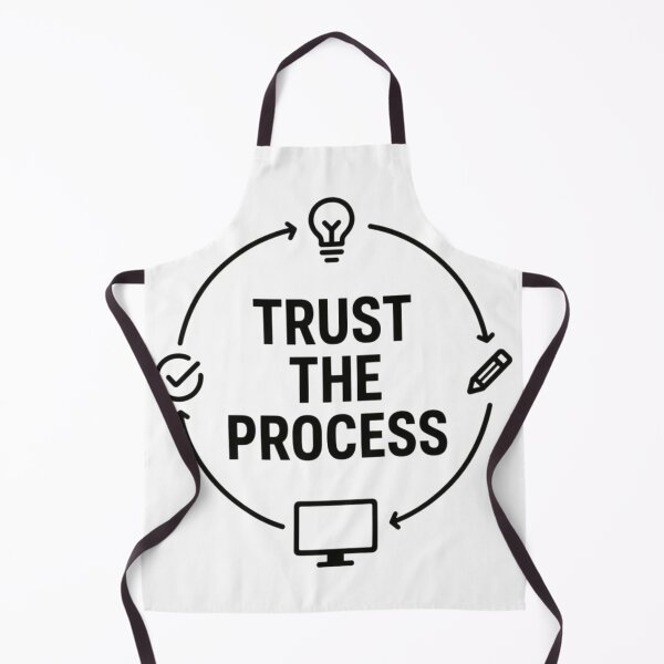 Item preview, Trust The Process Creative Cycle | Funny Designer Workflow Art designed and sold by Dariusz.K.