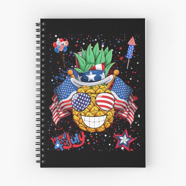 Item preview, 4th of July Funny Pineapple with Sunglasses designed and sold by MugsAndDuds.
