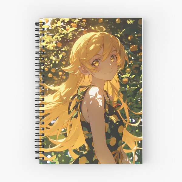 Item preview, Shinobu Oshino Bakemonogatari Golden Sunshine Leafy Summer Smile designed and sold by mildaclairmo.