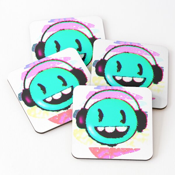 Item preview, Music is life / emoji with headphones designed and sold by AstronautMerch.