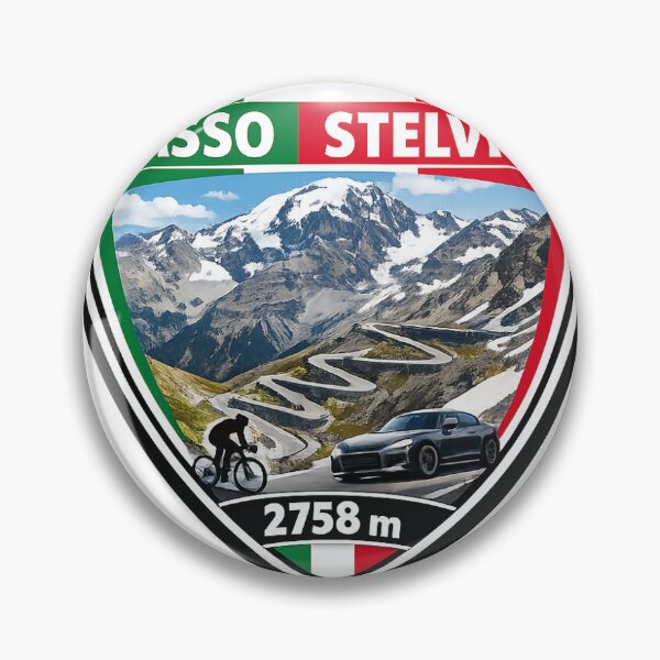Item preview, STELVIO PASS STICKERS designed and sold by Stelviolover.